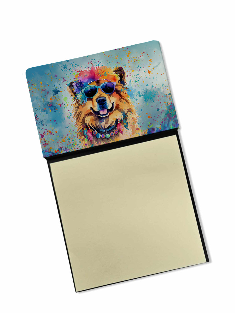 Chow Chow Hippie Dawg Sticky Note Holder Image 1
