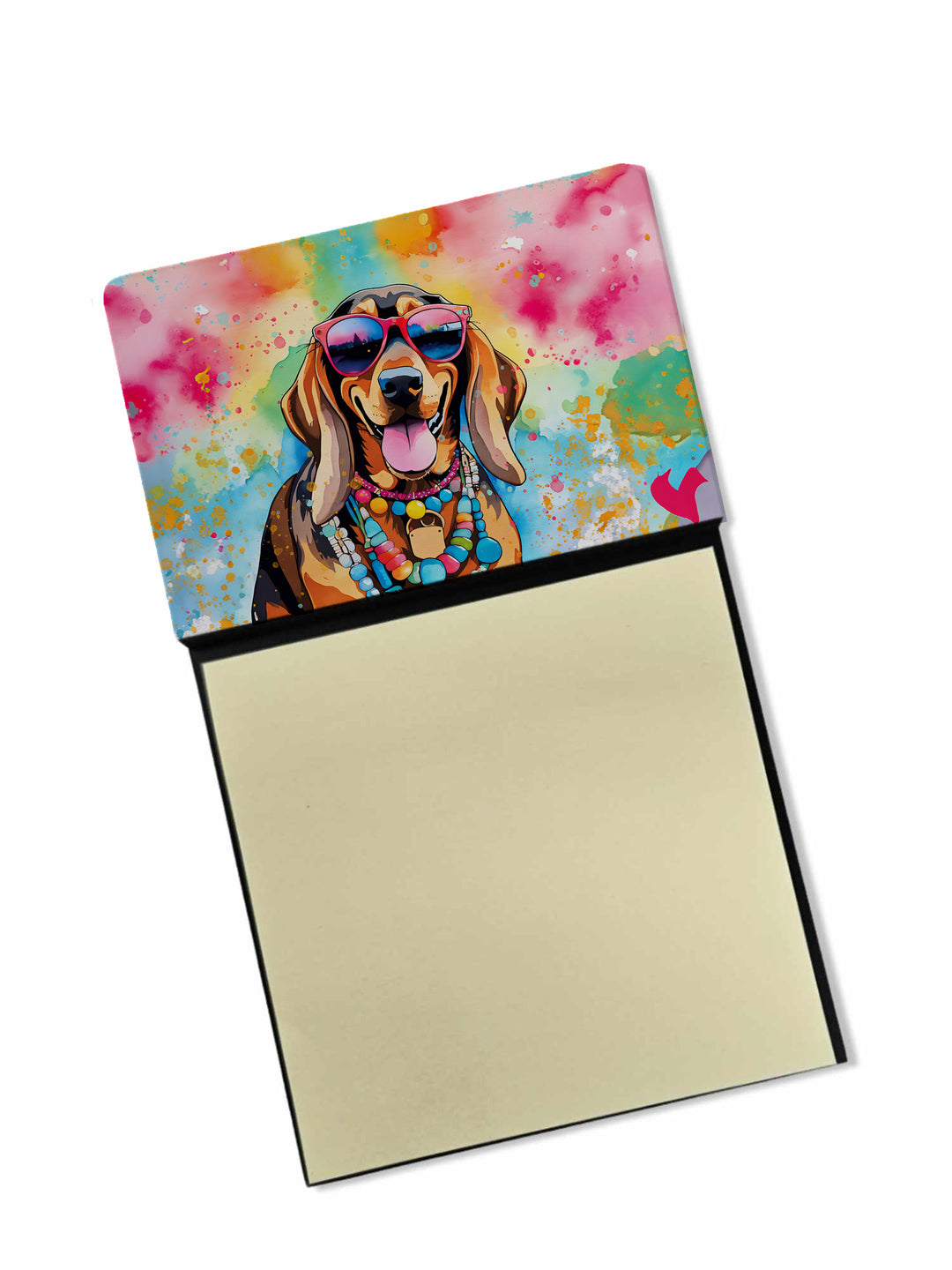 Doberman Pinscher Hippie Dawg Sticky Note Holder Image 1