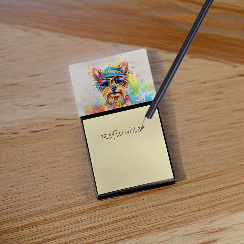 Yorkshire Terrier Hippie Dawg Sticky Note Holder Image 2