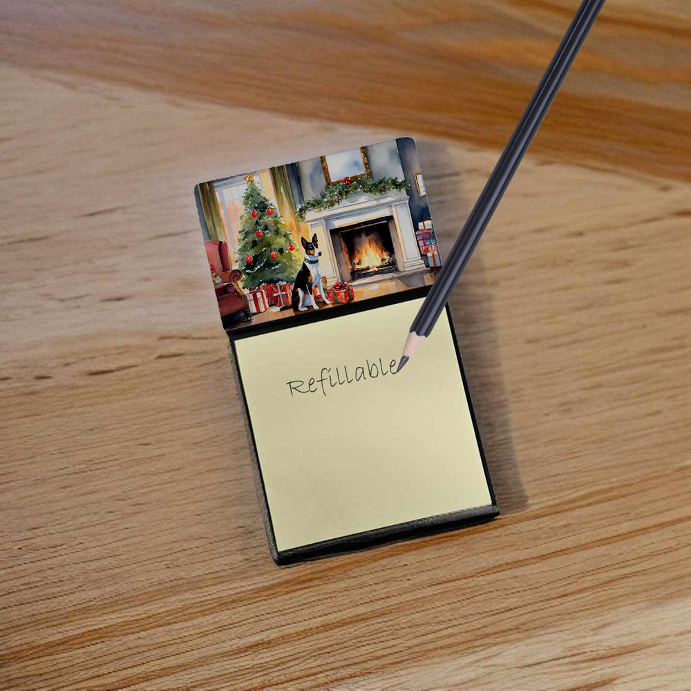 Basenji Cozy Christmas Sticky Note Holder Image 2