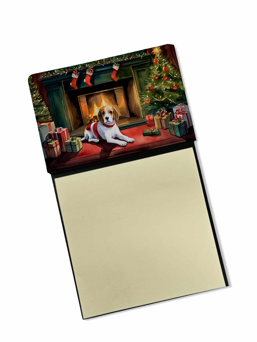 Beagle Cozy Christmas Sticky Note Holder Image 1