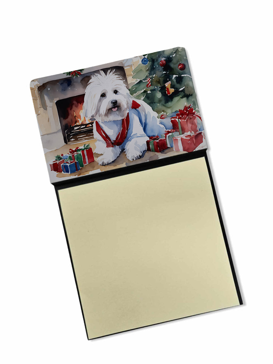 Coton De Tulear Cozy Christmas Sticky Note Holder Image 1