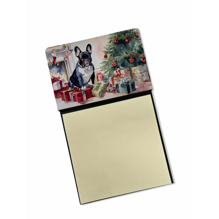 French Bulldog Cozy Christmas Sticky Note Holder Image 1