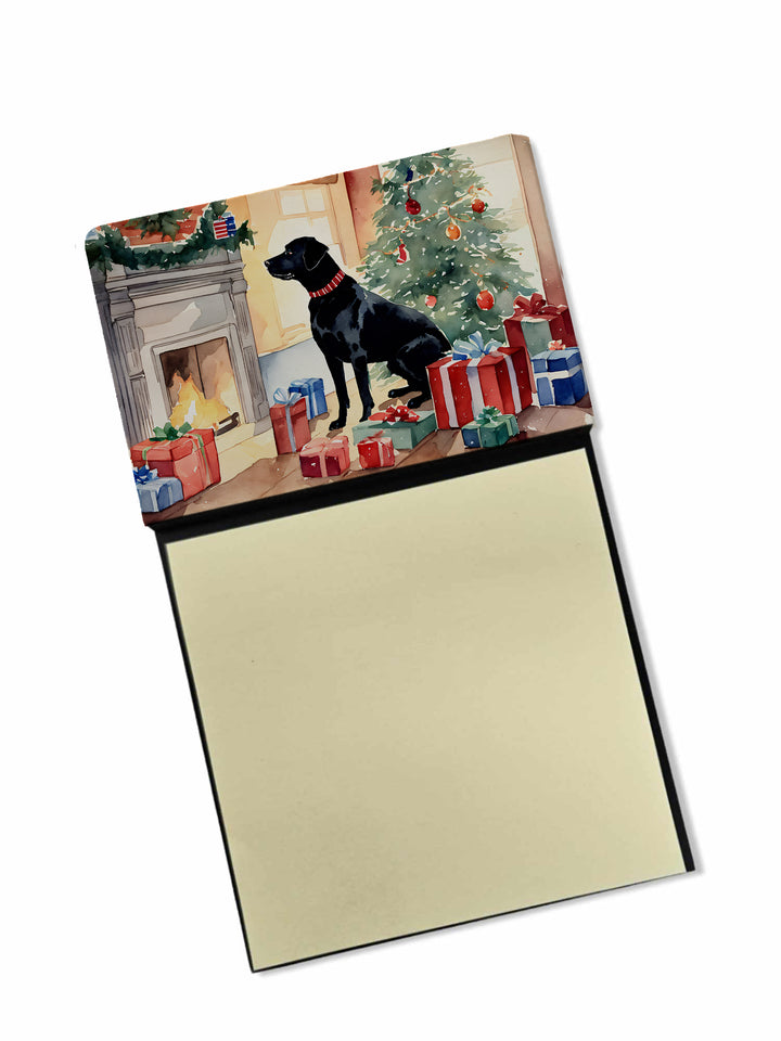 Labrador Retriever Cozy Christmas Sticky Note Holder Image 1