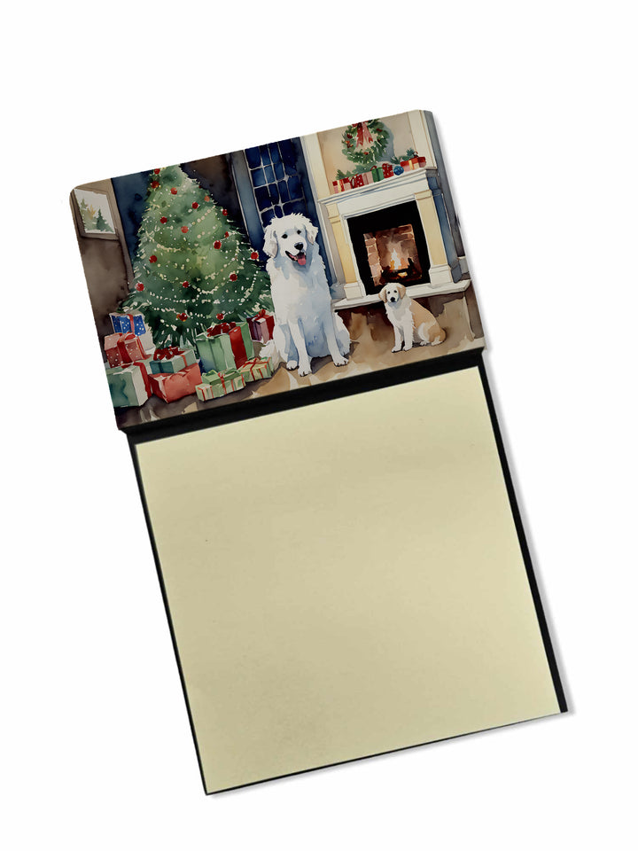 Kuvasz Cozy Christmas Sticky Note Holder Image 1
