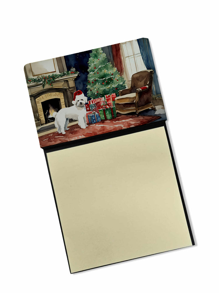 Maltese Cozy Christmas Sticky Note Holder Image 1