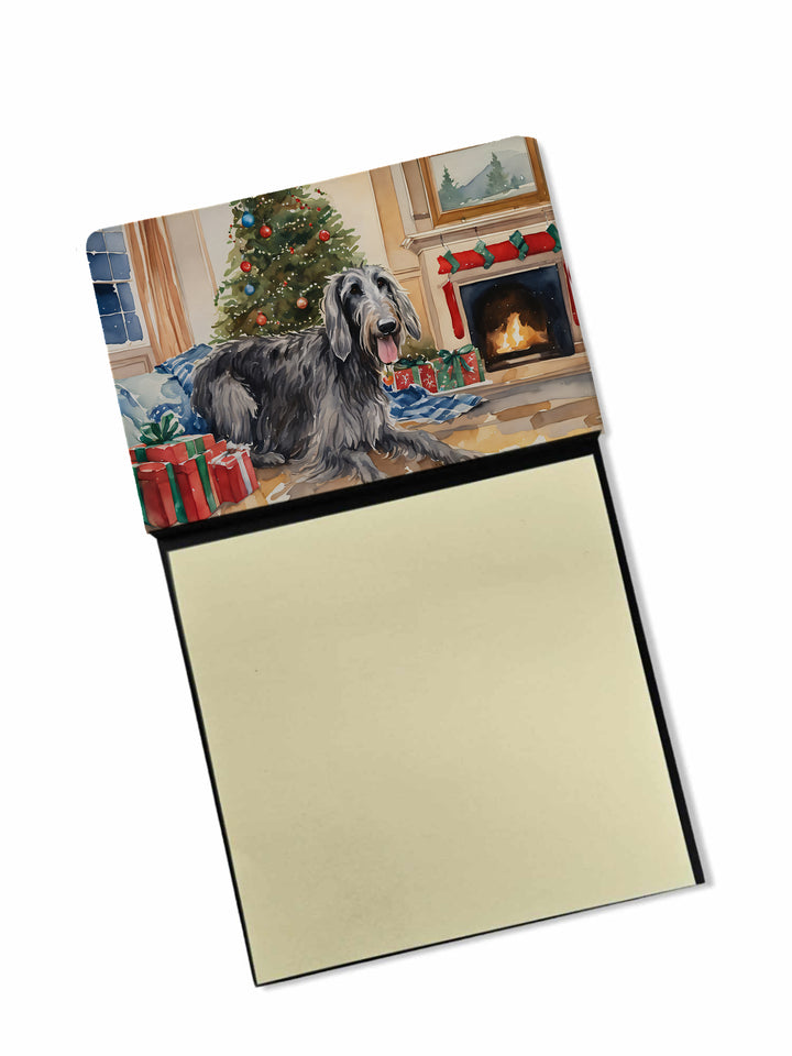 Scottish Deerhound Cozy Christmas Sticky Note Holder Image 1
