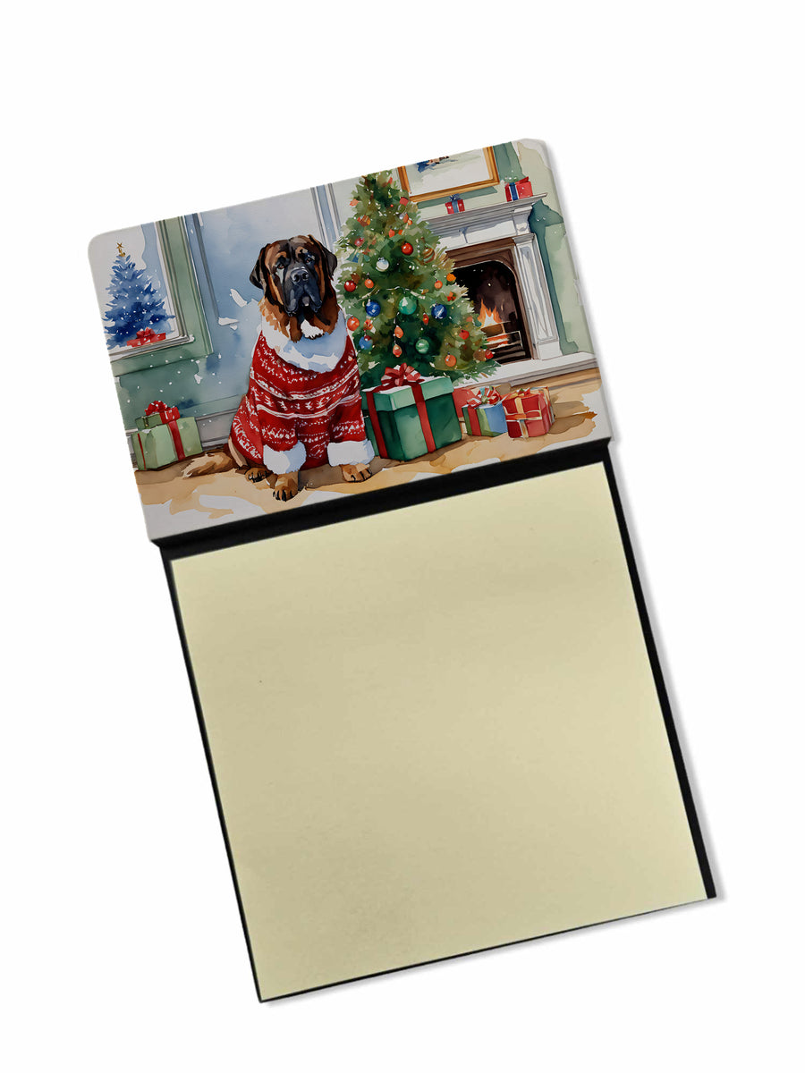 Tibetan Mastiff Cozy Christmas Sticky Note Holder Image 1
