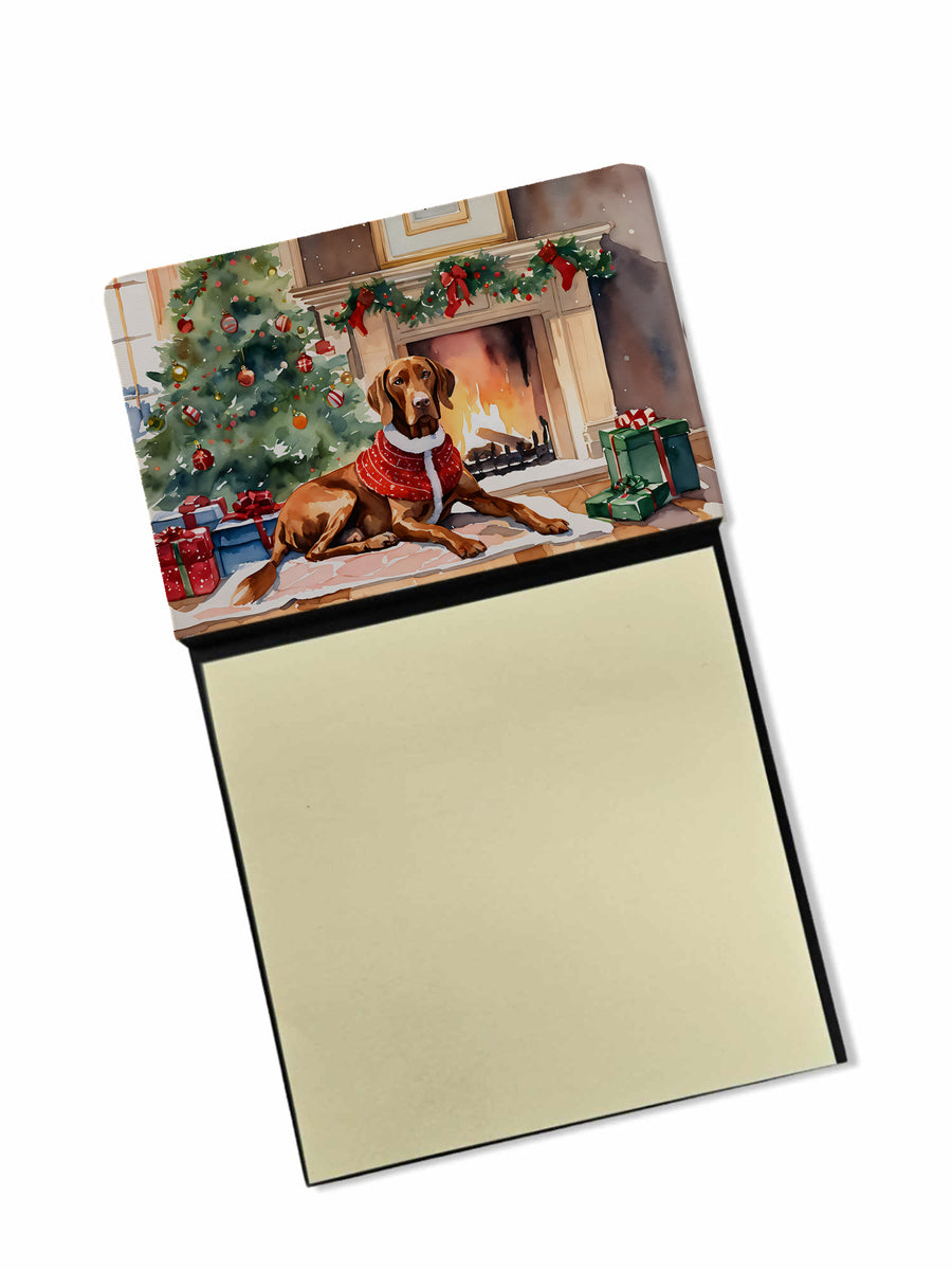 Vizsla Cozy Christmas Sticky Note Holder Image 1