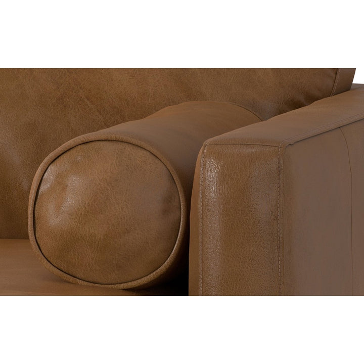 Morrison 72-inch Sofa in Genuine Leather Image 4