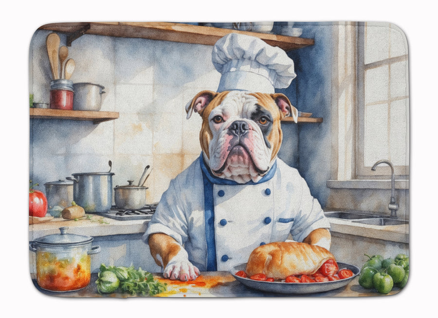 American Bulldog The Chef Memory Foam Kitchen Mat Image 1