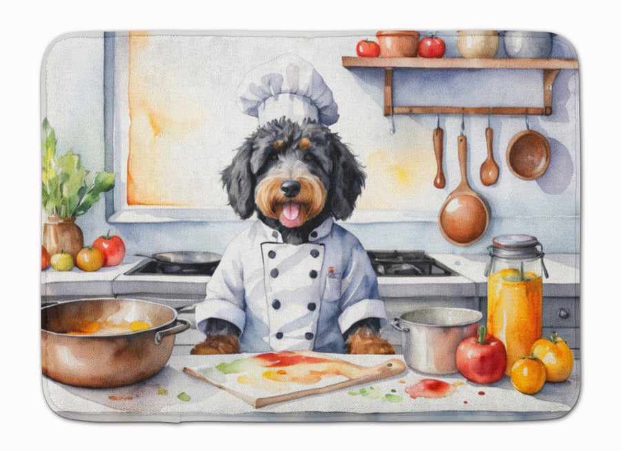 Bernedoodle The Chef Memory Foam Kitchen Mat Image 1