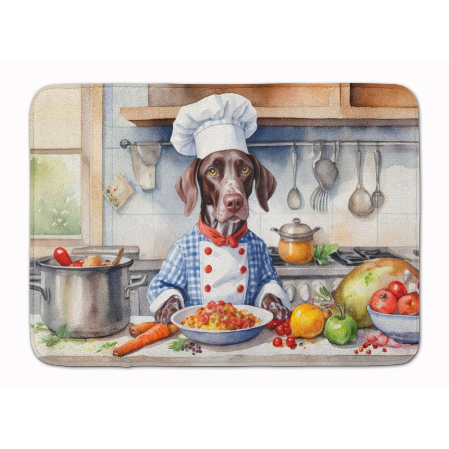 German Shorthaired Pointer The Chef Memory Foam Kitchen Mat Image 1