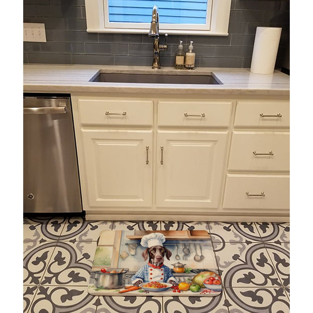 German Shorthaired Pointer The Chef Memory Foam Kitchen Mat Image 2
