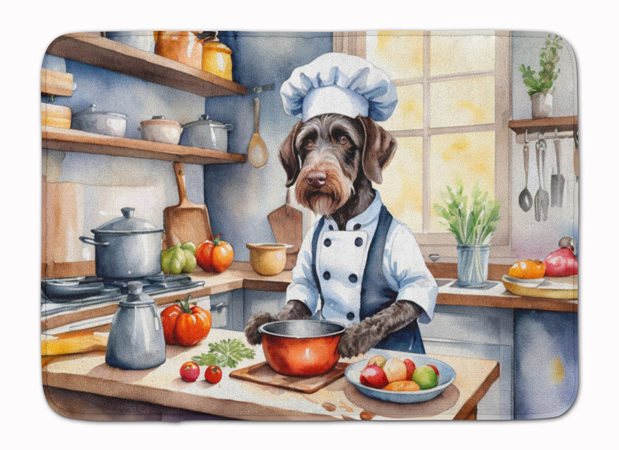 German Wirehaired Pointer The Chef Memory Foam Kitchen Mat Image 1