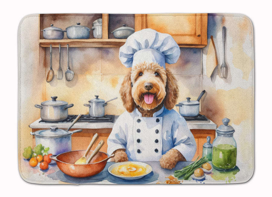 Labradoodle The Chef Memory Foam Kitchen Mat Image 1