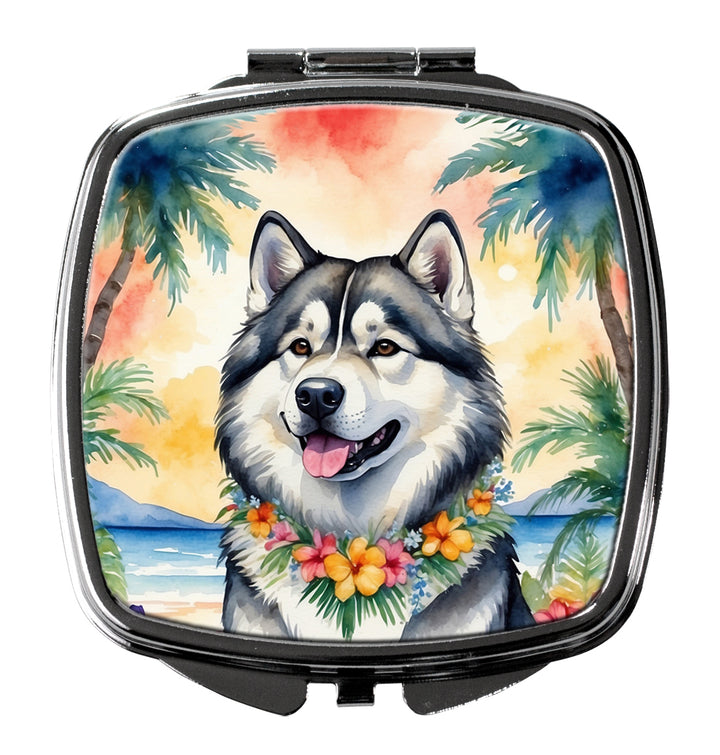 Alaskan Malamute Luau Compact Mirror Image 1