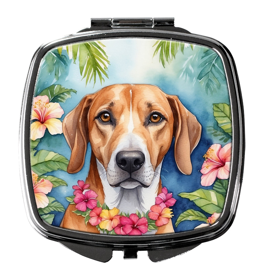 American Foxhound Luau Compact Mirror Image 1