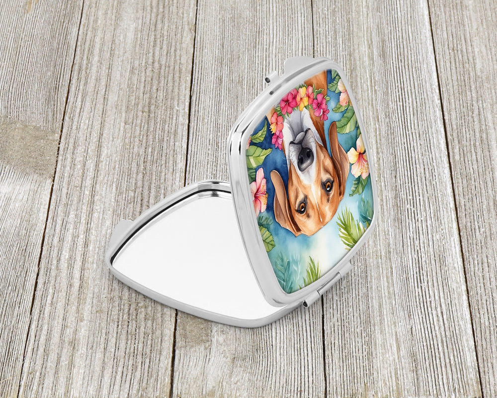 American Foxhound Luau Compact Mirror Image 2