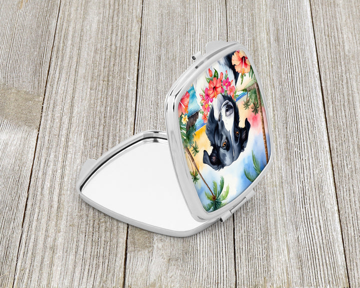 Borzoi Luau Compact Mirror Image 2