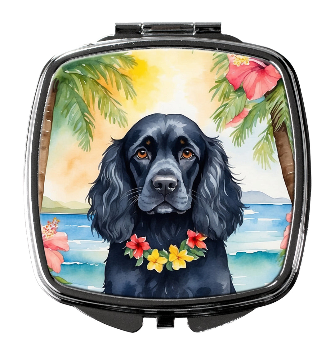 Cocker Spaniel Luau Compact Mirror Image 1