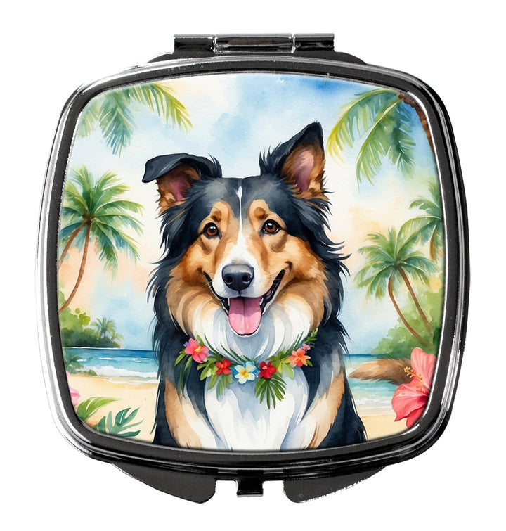 Collie Luau Compact Mirror Image 1