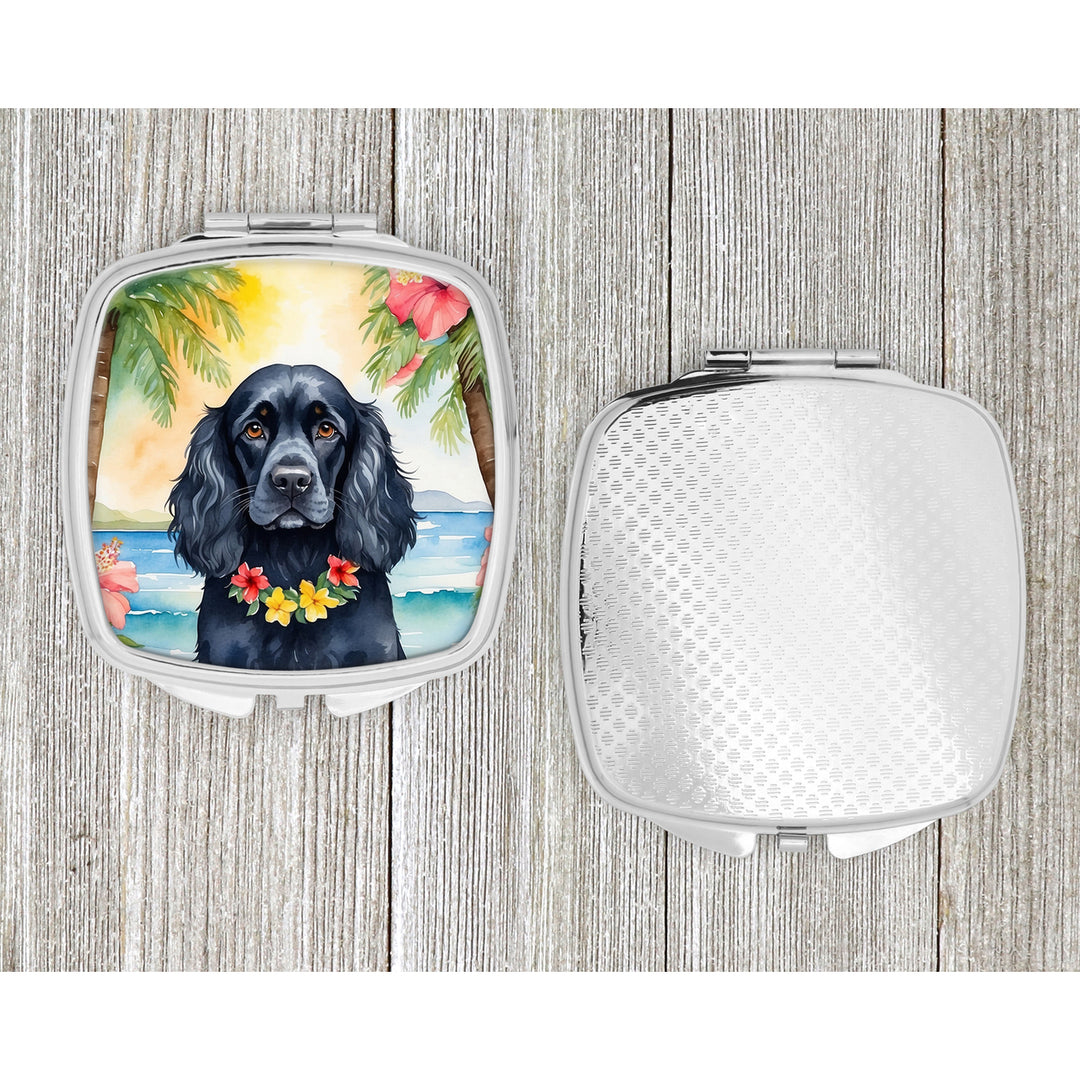 Cocker Spaniel Luau Compact Mirror Image 4