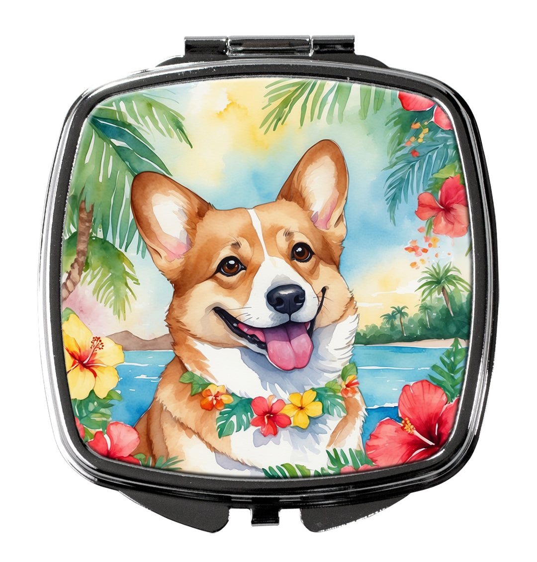 Corgi Luau Compact Mirror Image 1