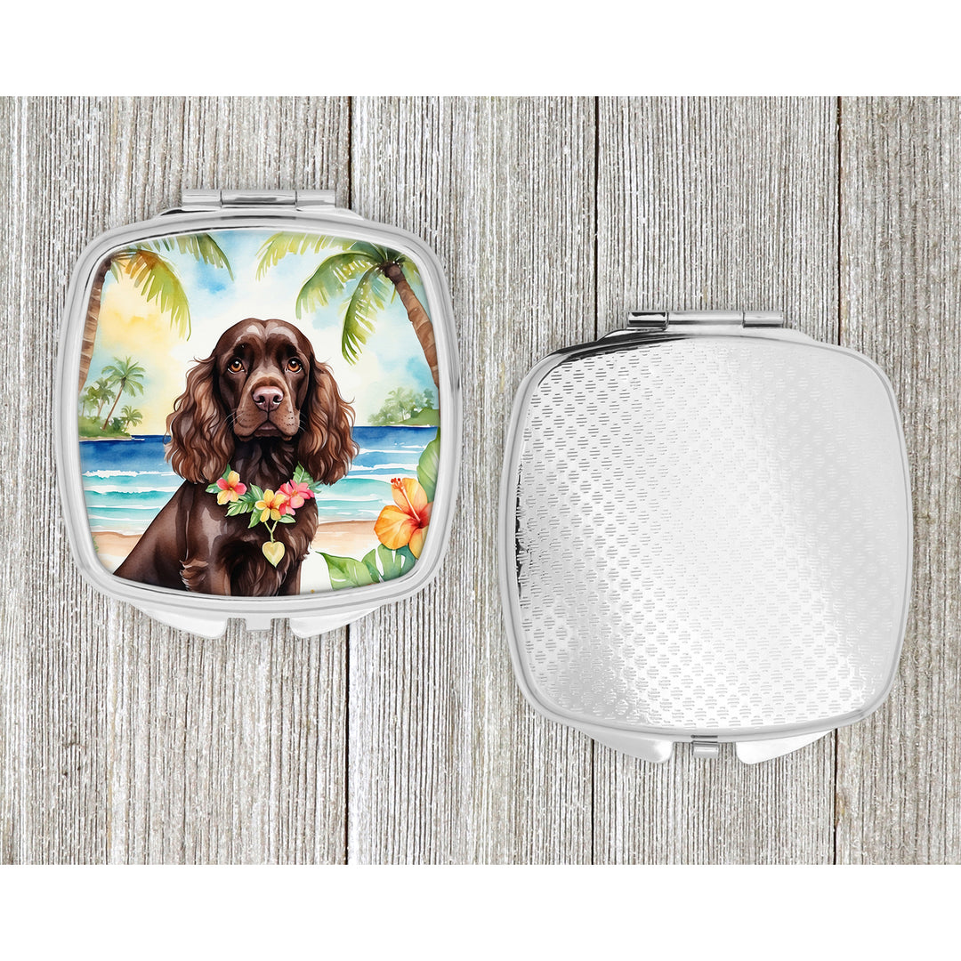 Cocker Spaniel Luau Compact Mirror Image 4