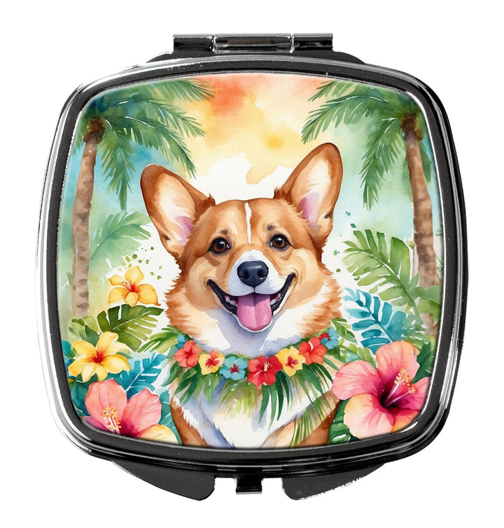 Corgi Luau Compact Mirror Image 1