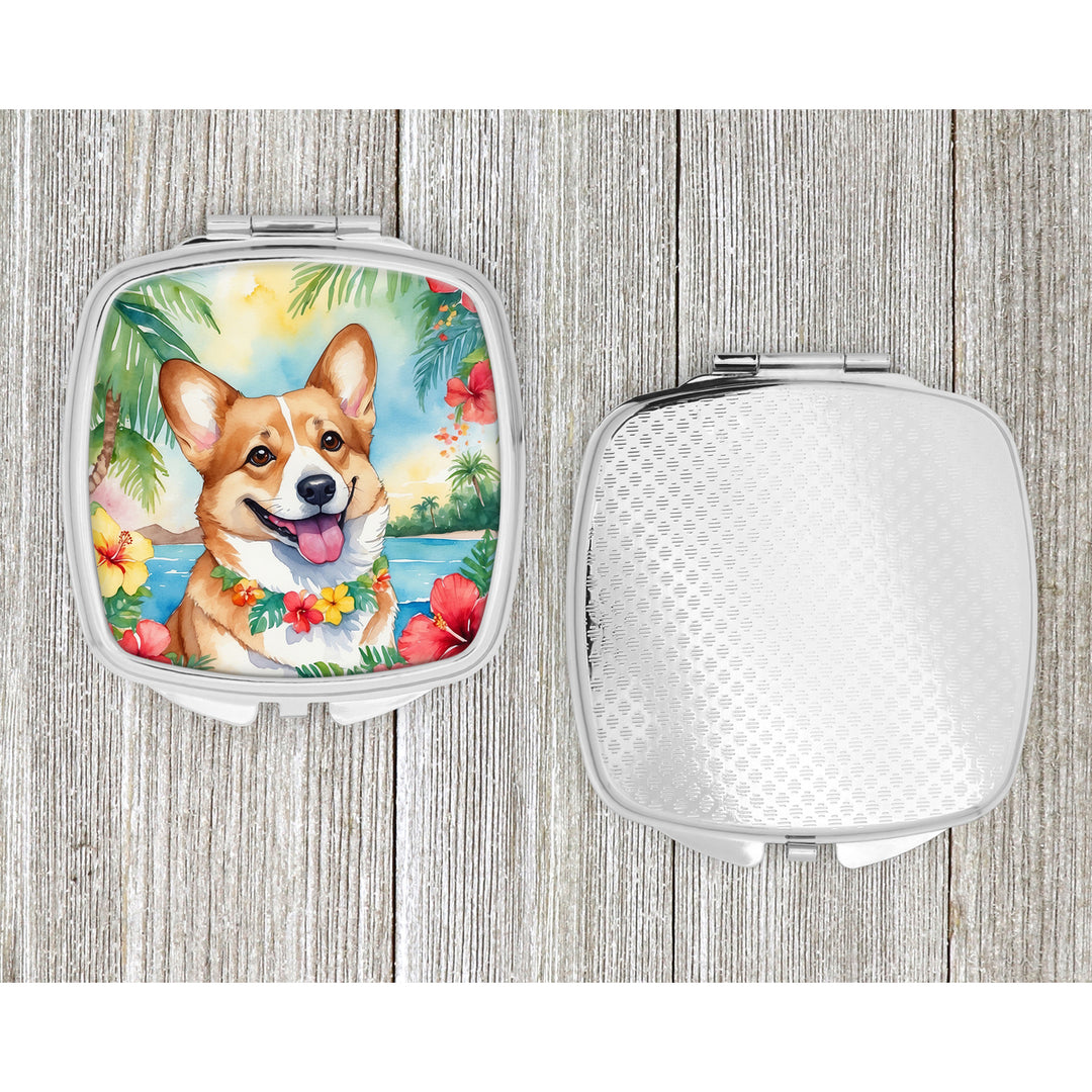 Corgi Luau Compact Mirror Image 4