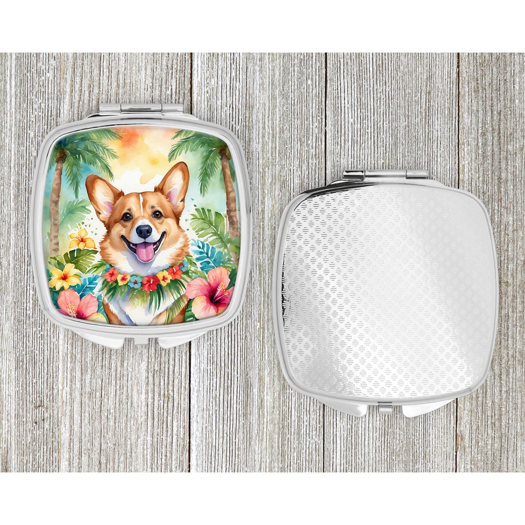 Corgi Luau Compact Mirror Image 4