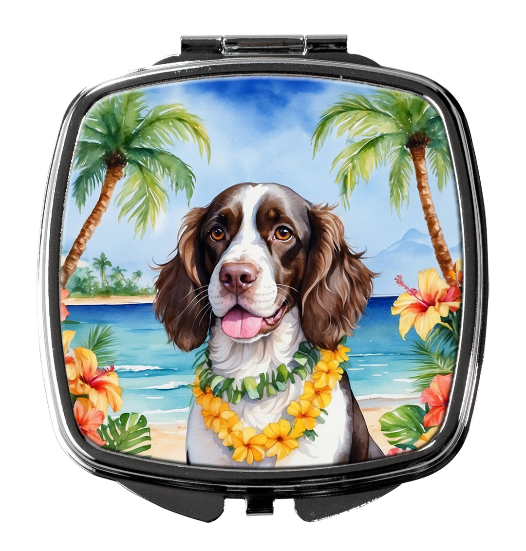 English Springer Spaniel Luau Compact Mirror Image 1