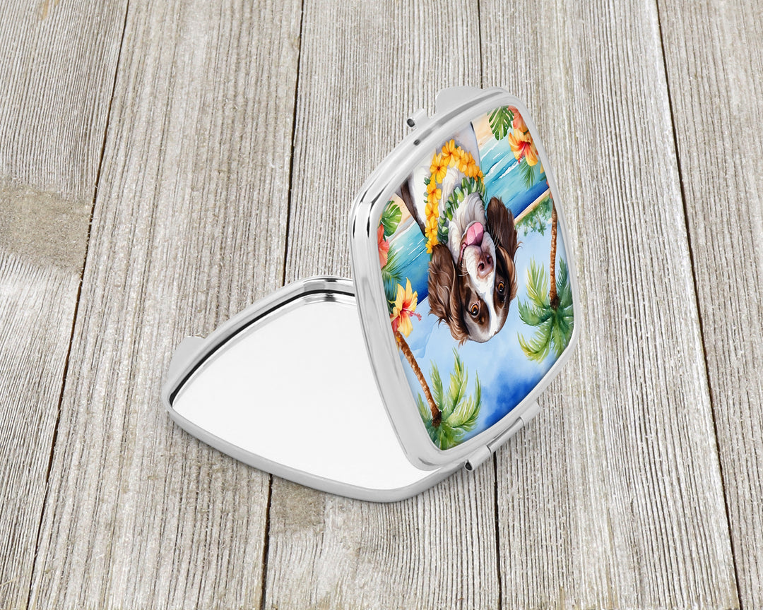 English Springer Spaniel Luau Compact Mirror Image 2