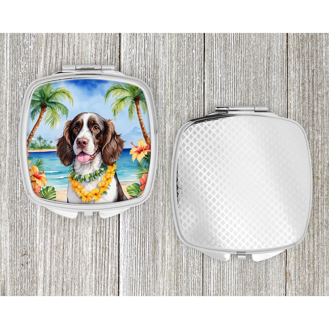 English Springer Spaniel Luau Compact Mirror Image 4