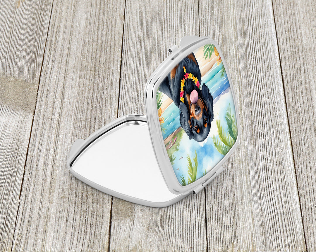 Gordon Setter Luau Compact Mirror Image 2