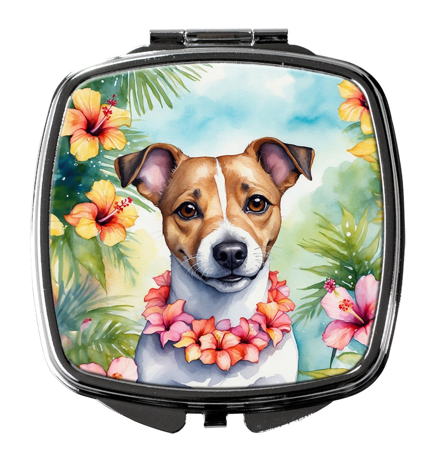 Jack Russell Terrier Luau Compact Mirror Image 1