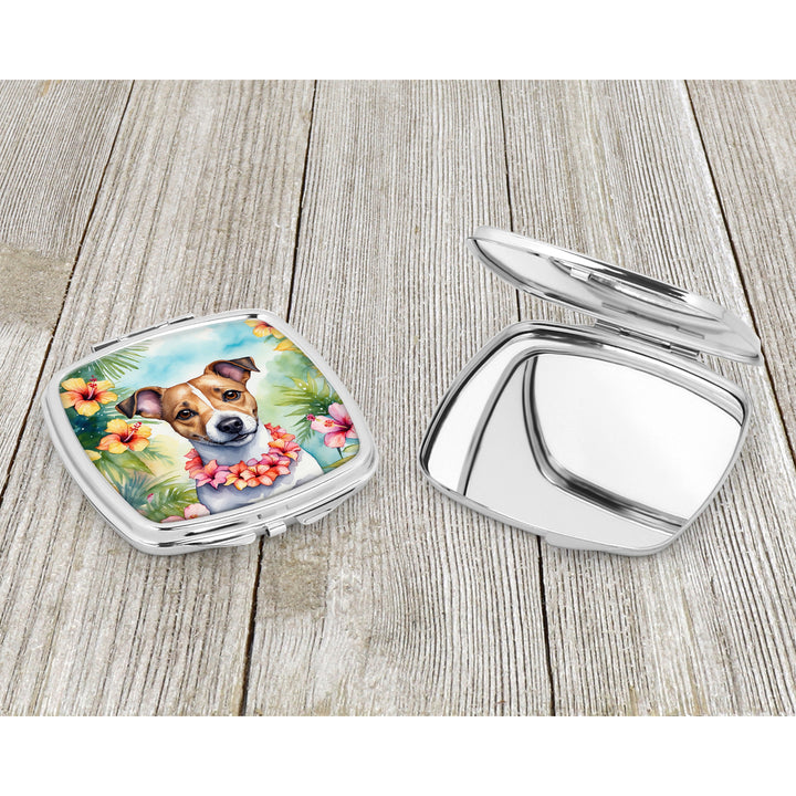 Jack Russell Terrier Luau Compact Mirror Image 3