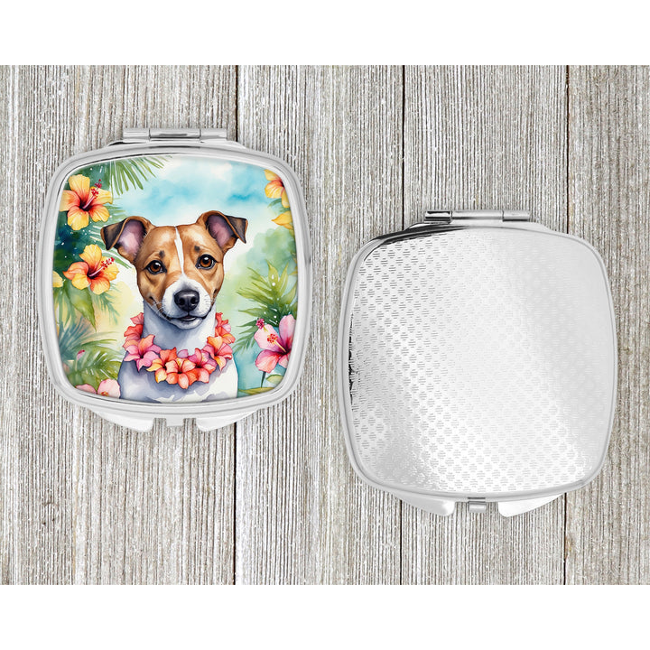 Jack Russell Terrier Luau Compact Mirror Image 4