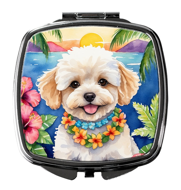 Maltipoo Luau Compact Mirror Image 1