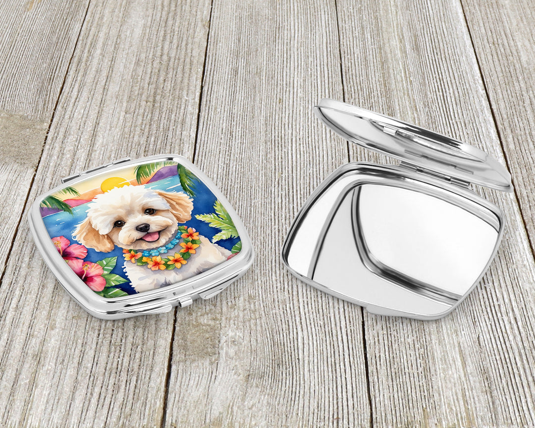 Maltipoo Luau Compact Mirror Image 3