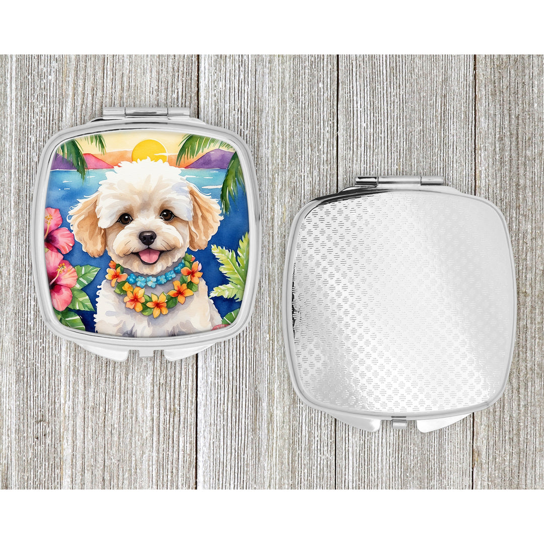 Maltipoo Luau Compact Mirror Image 4