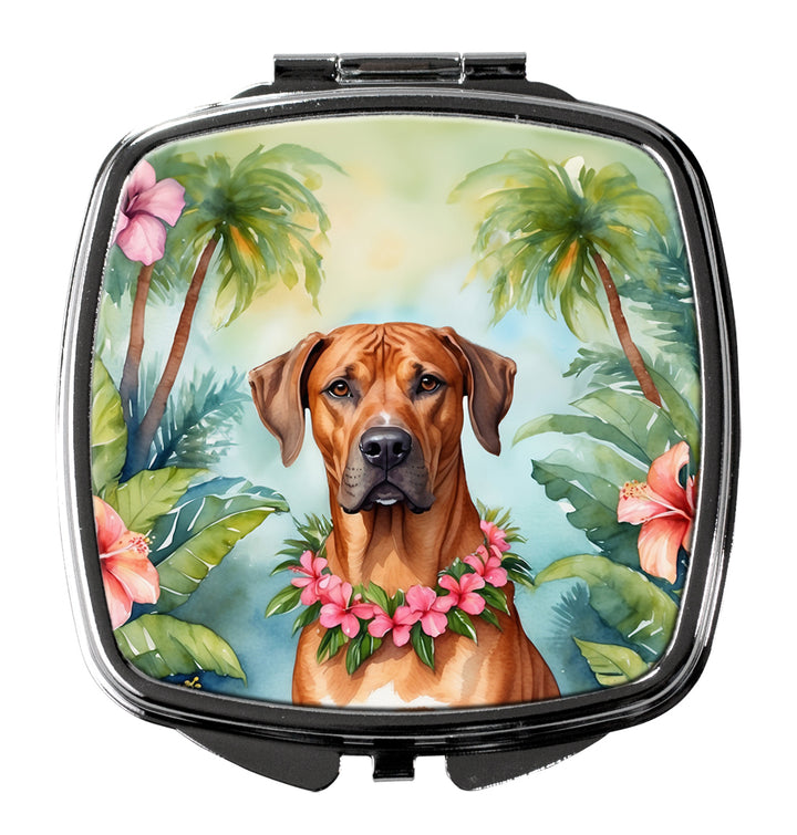 Rhodesian Ridgeback Luau Compact Mirror Image 1