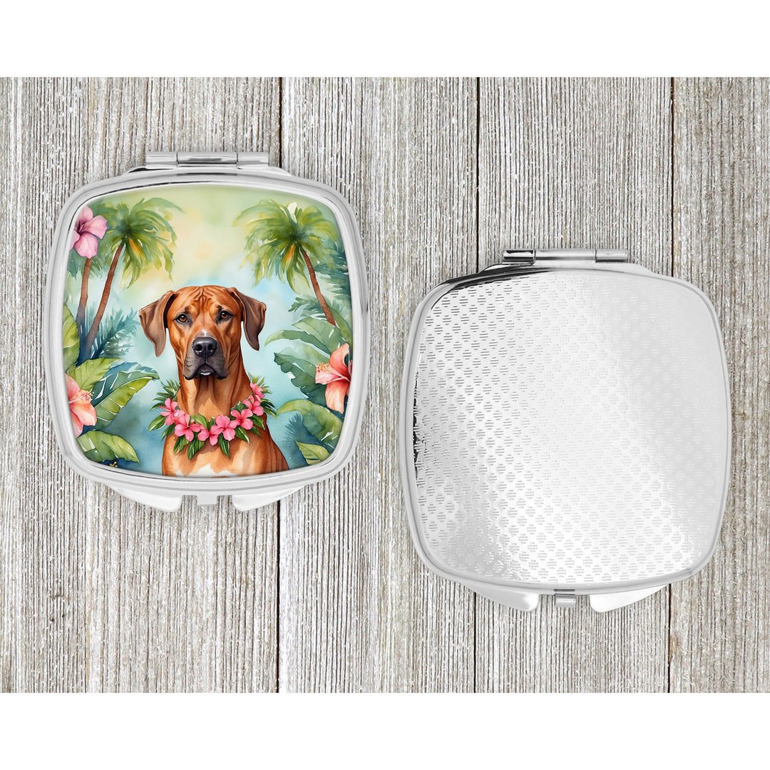 Rhodesian Ridgeback Luau Compact Mirror Image 4