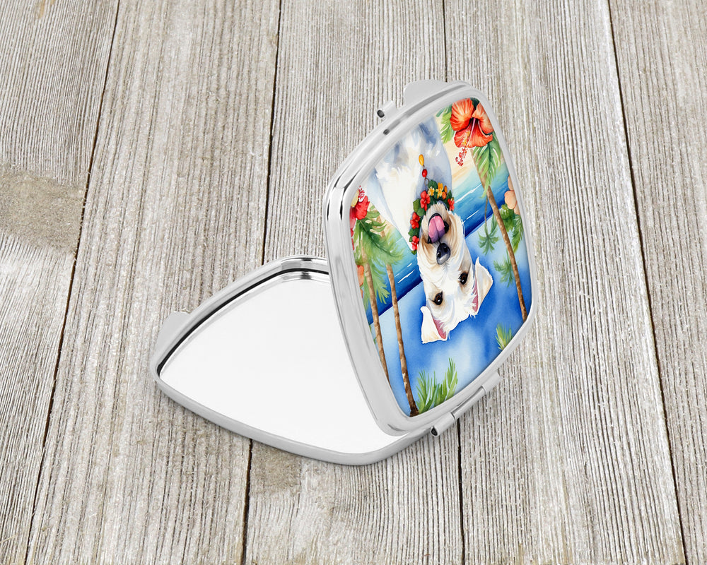 Sealyham Terrier Luau Compact Mirror Image 2