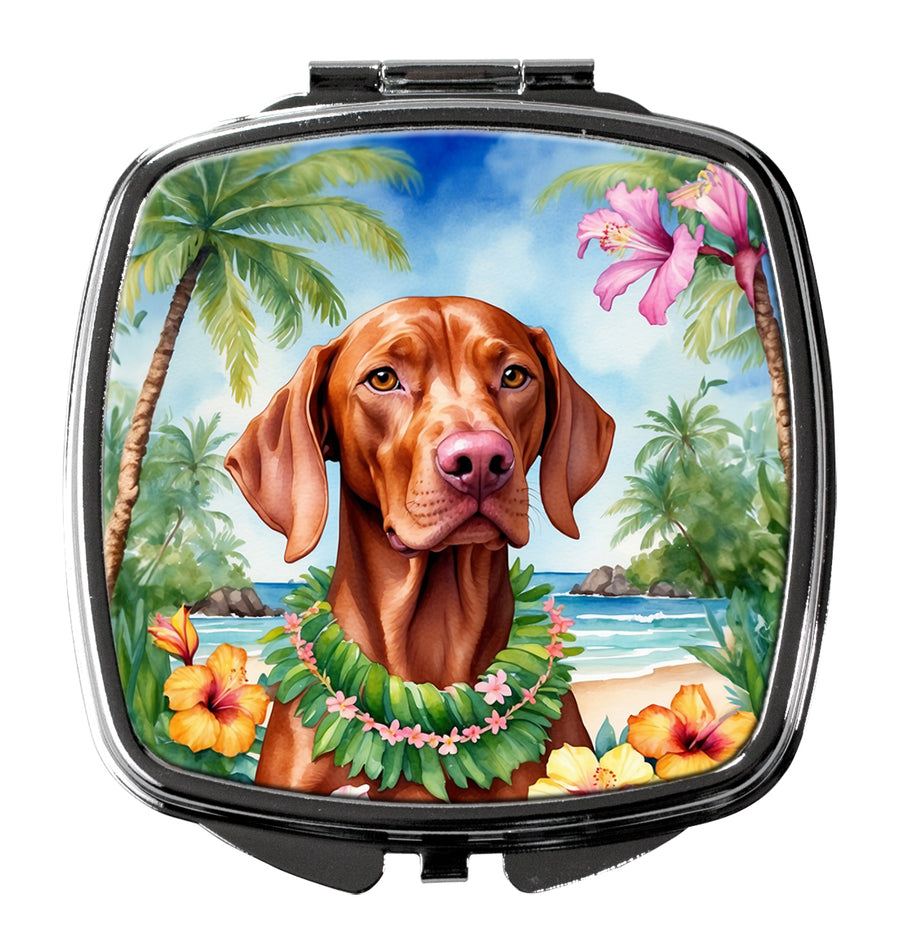 Vizsla Luau Compact Mirror Image 1