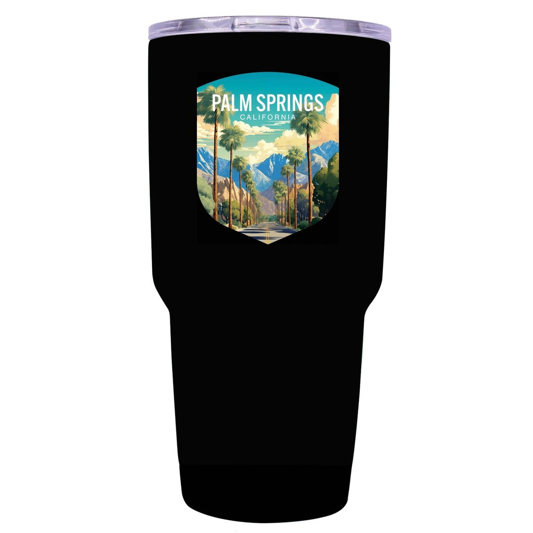 Palm Springs California Design A Souvenir 24 oz Insulated Stainless Steel Tumbler Image 1