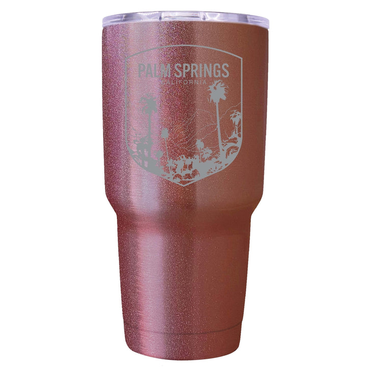 Palm Springs Califronia Souvenir 24 oz Engraved Insulated Stainless Steel Tumbler Image 5