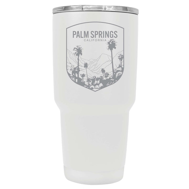 Palm Springs Califronia Souvenir 24 oz Engraved Insulated Stainless Steel Tumbler Image 6