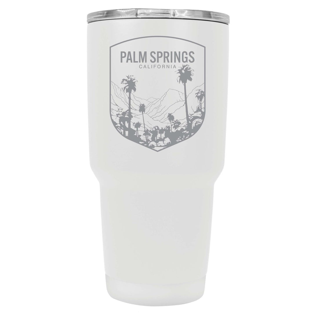 Palm Springs Califronia Souvenir 24 oz Engraved Insulated Stainless Steel Tumbler Image 1